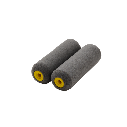 Monarch Mini Rollers - 100mm - 9mm Nap - 2 Pack - Yellow