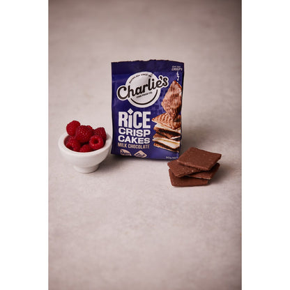 Charlie's Fine Food Co. Mini Rice Crisps Milk Chocolate 80g