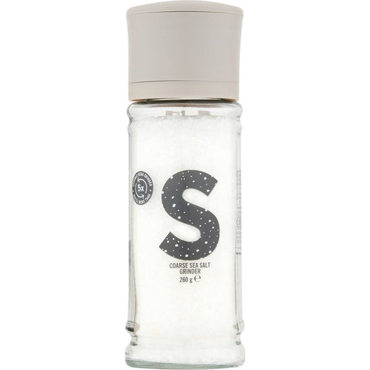 Natural Large Sea Salt Grinder 260g