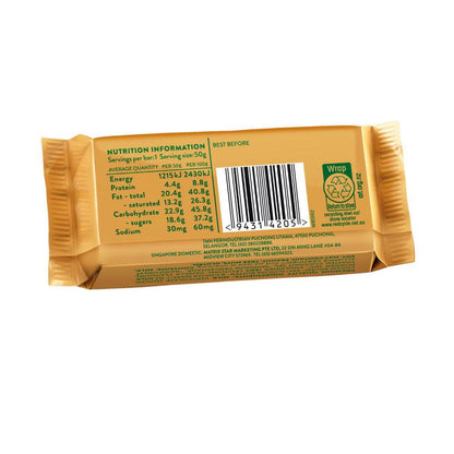 Whittaker's Toasted Coconut Slab Milk Chocolate Bar - 50g