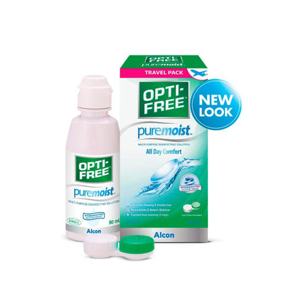 Systane Opti Free Pure Moist Contact Lens Solution - 90mL