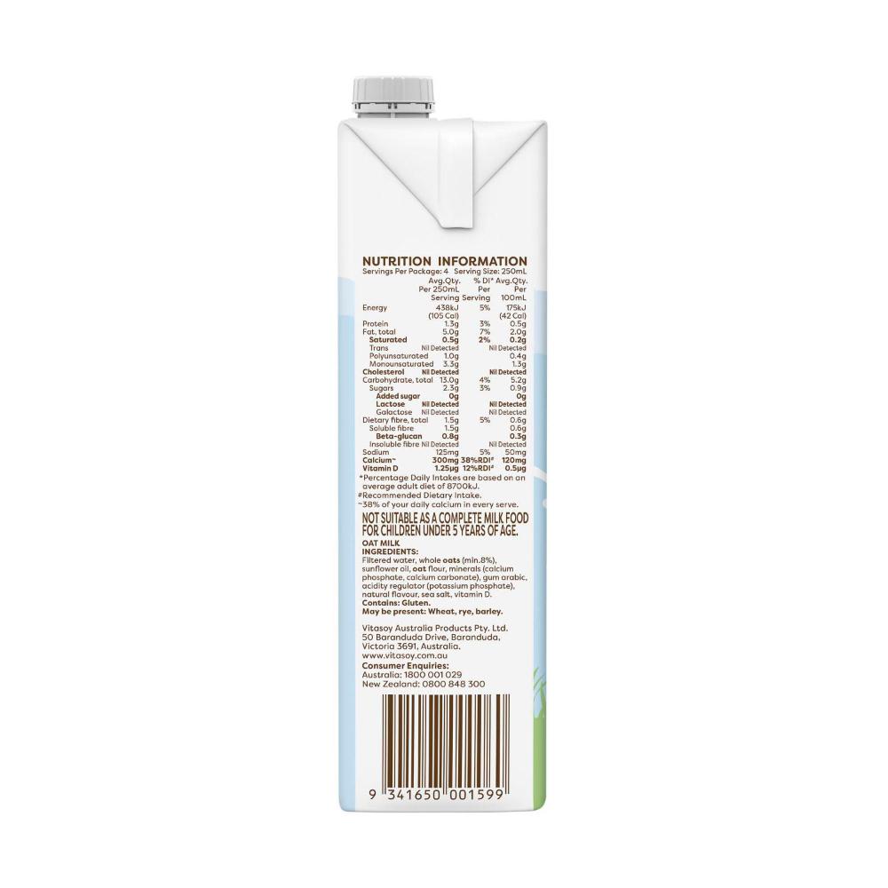 Vitasoy Oat Milky - 1L
