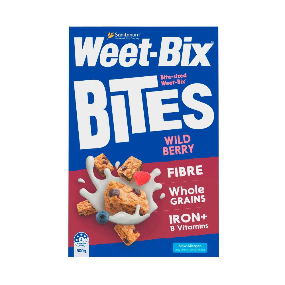 Sanitarium Weet-bix Bites Wild Berry Breakfast Cereal - 500g