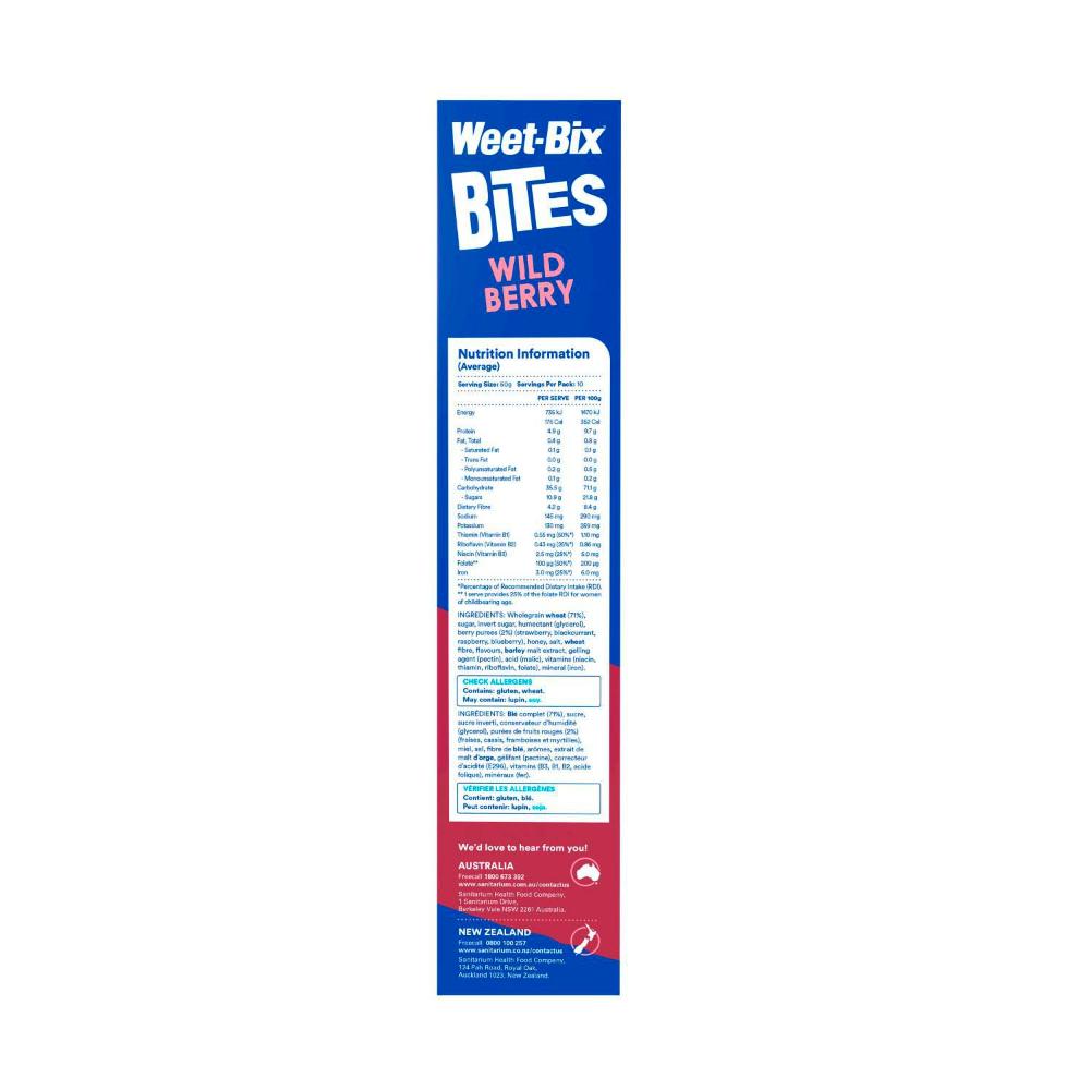 Sanitarium Weet-bix Bites Wild Berry Breakfast Cereal - 500g
