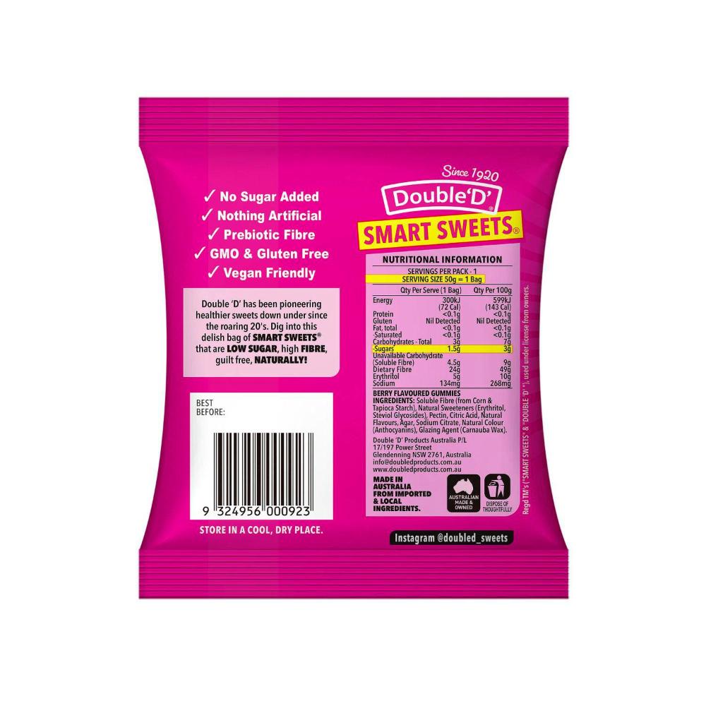 Double D Smart Sweets Berry Gummies - 50g