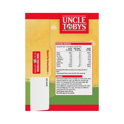 Une Tobys Le Snak Cheese Dip And Crackers Snack Cheddar Family Value Lunchbox - 264g