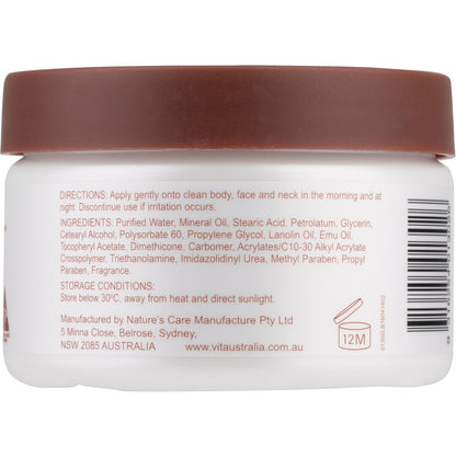 Vitaustralia Emu Oil Cream 250g