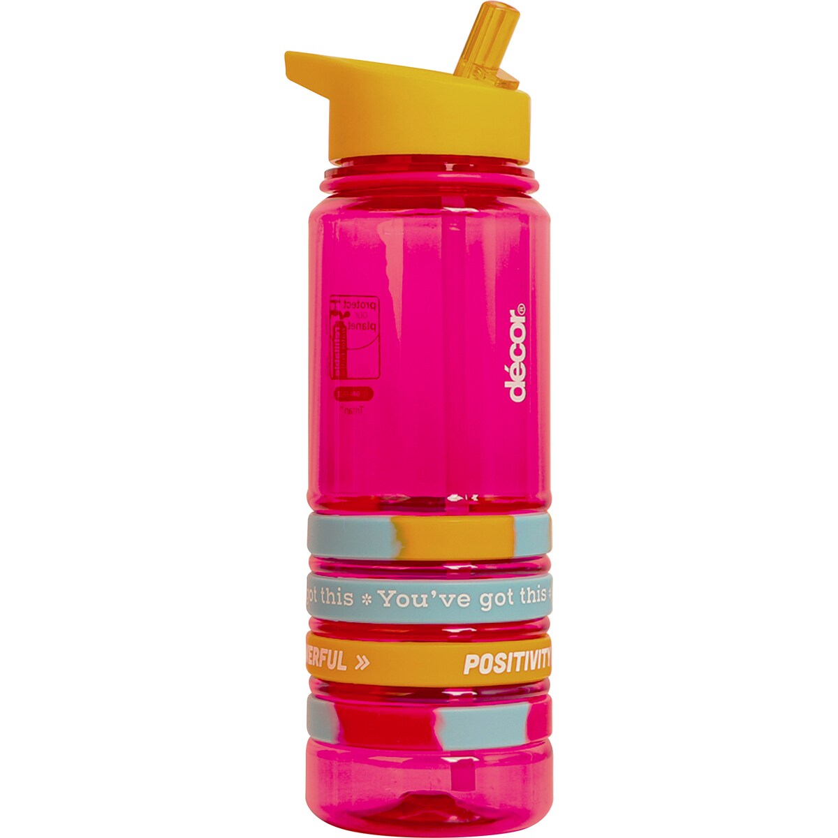 Decor Pumped Tritan Bottle 750ml Assorted Each
