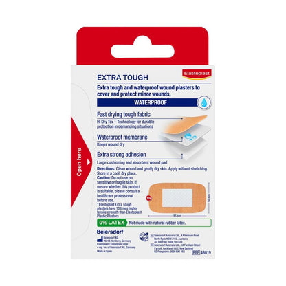 Elastoplast Extra Tough XL Strips - 10 pack