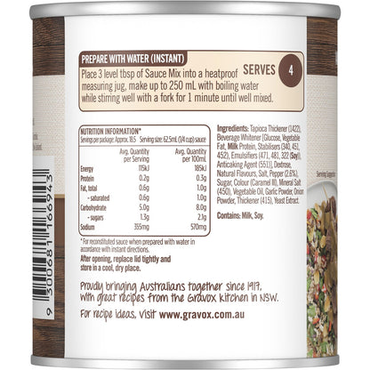 Gravox Pepper Sauce Mix Tin 140g
