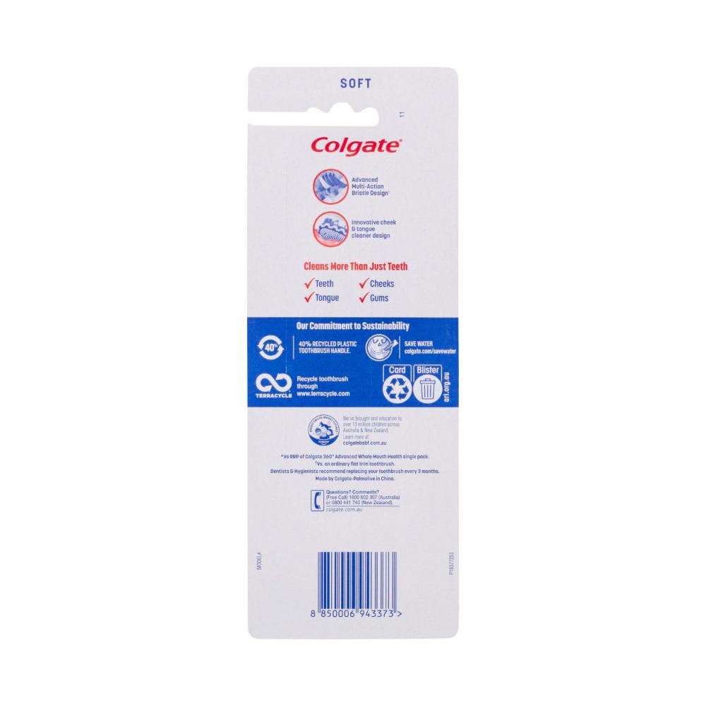 Colgate 360 Advanced Soft Toothbrush - 4 pack