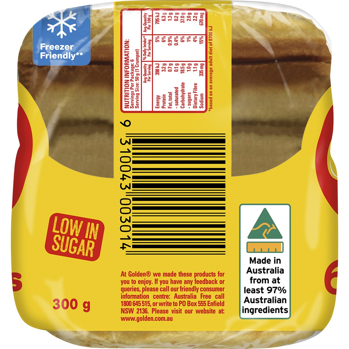 Golden Crumpets Round 6 Pack