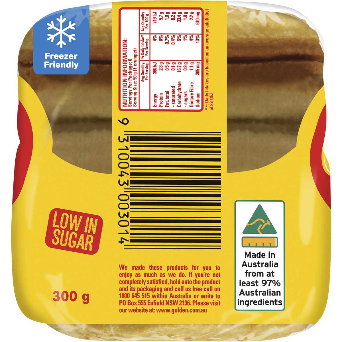 Golden Crumpets Round 6 Pack