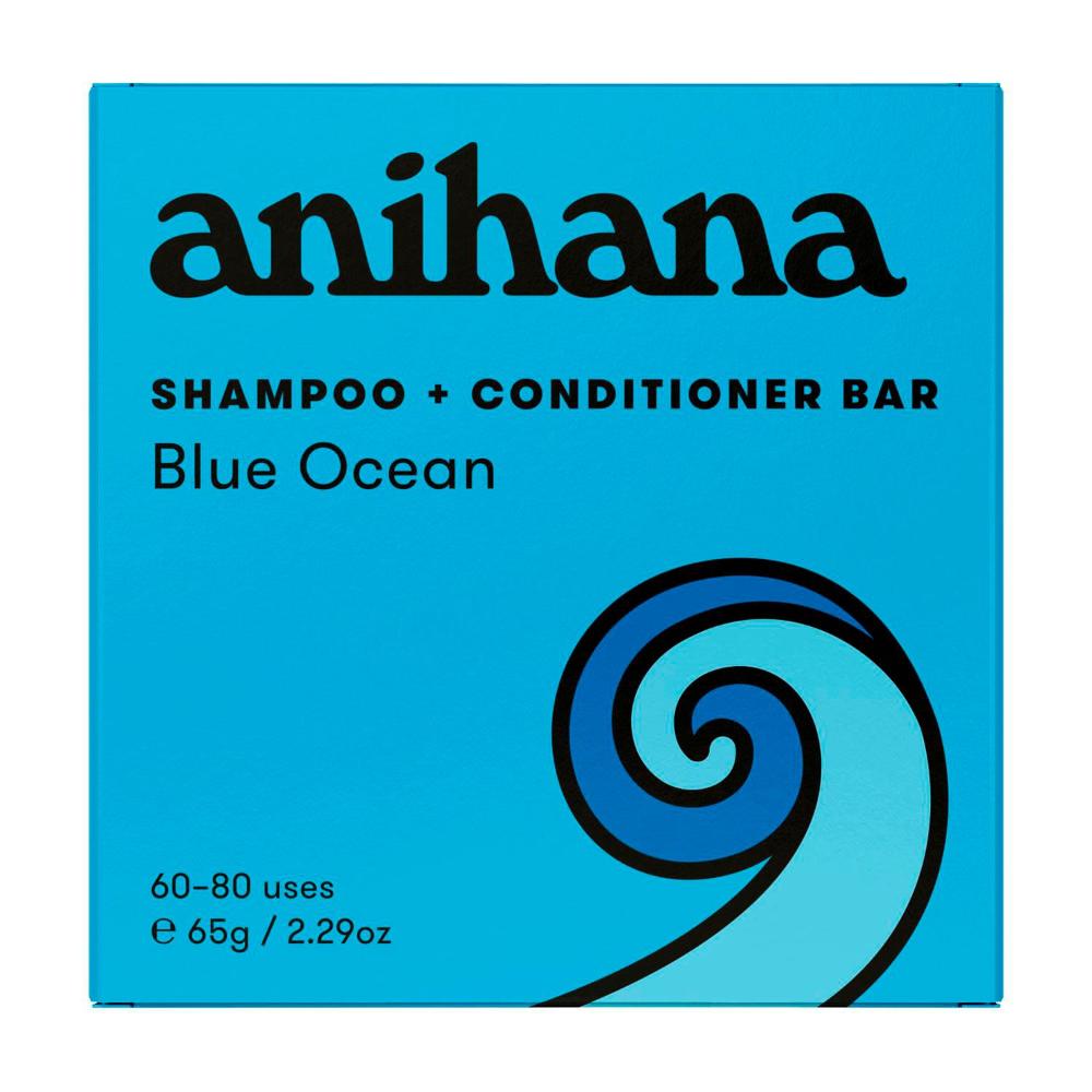 Anihana Shampoo + Conditioner Bar Ocean Blue - 65g