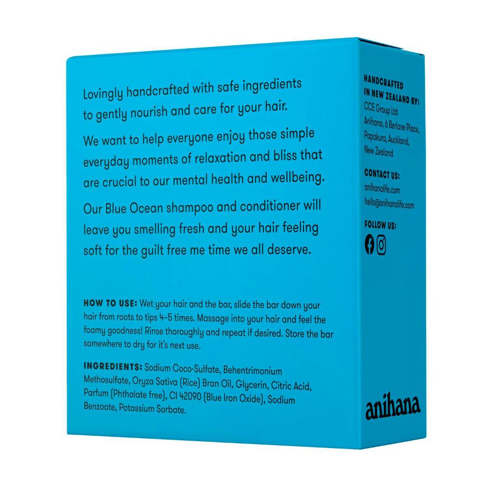 Anihana Shampoo + Conditioner Bar Ocean Blue - 65g