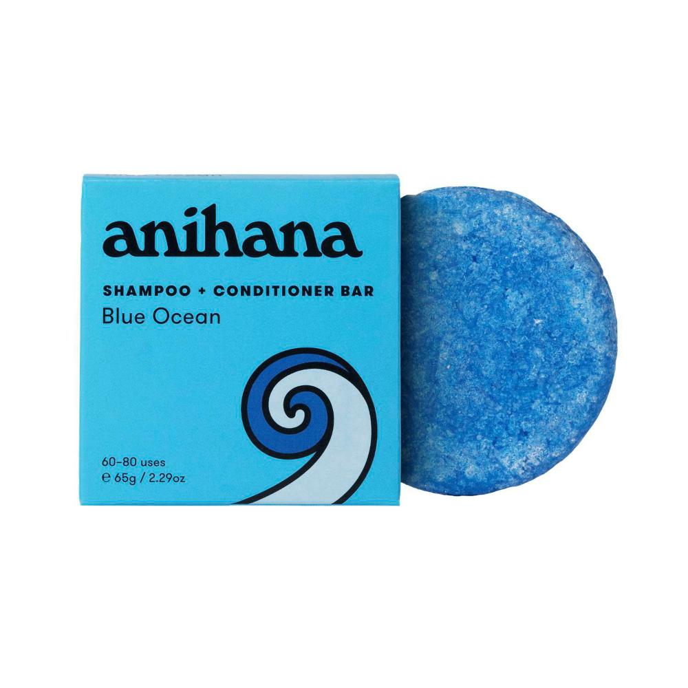 Anihana Shampoo + Conditioner Bar Ocean Blue - 65g
