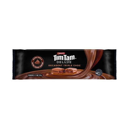 Arnott's Tim Tam Deluxe Chocolate Biscuits Triple Choc - 175g