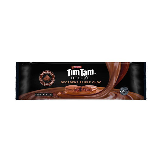Arnott's Tim Tam Deluxe Chocolate Biscuits Triple Choc - 175g