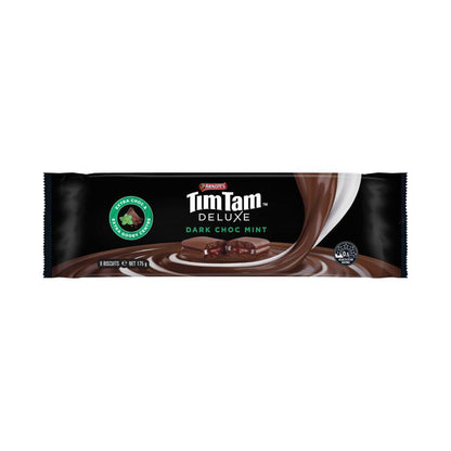 Arnott's Tim Tam Deluxe Chocolate Biscuits Dark Dark Mint - 175g