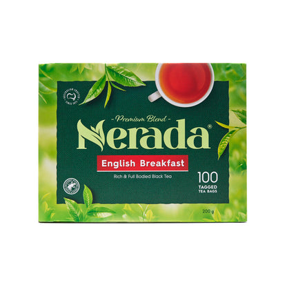 Nerada English Breakfast Tea Bags Teacup - 100 Pack