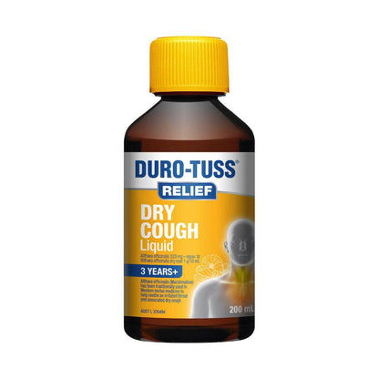Duro-tuss Relief Dry Cough Liquid - 200mL