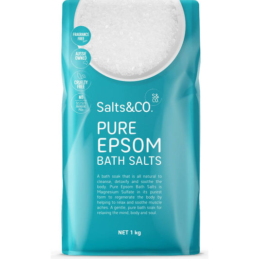Salts & Co. Pure Epsom Bath Salts 1kg