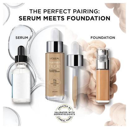 L'Oreal True Match Serum Foundation Light - Medium - 30mL