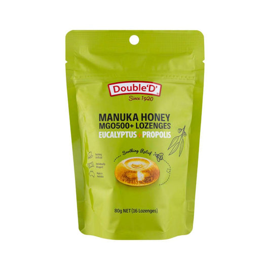 Double D Manuka Honey Eucalyptus Lozengers - 16 pack