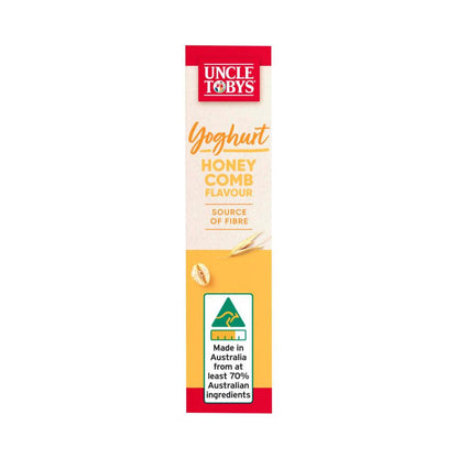 Une Tobys Muesli Bars Yoghurt Honeycomb Kids School Lunchbox Snacks - 185g