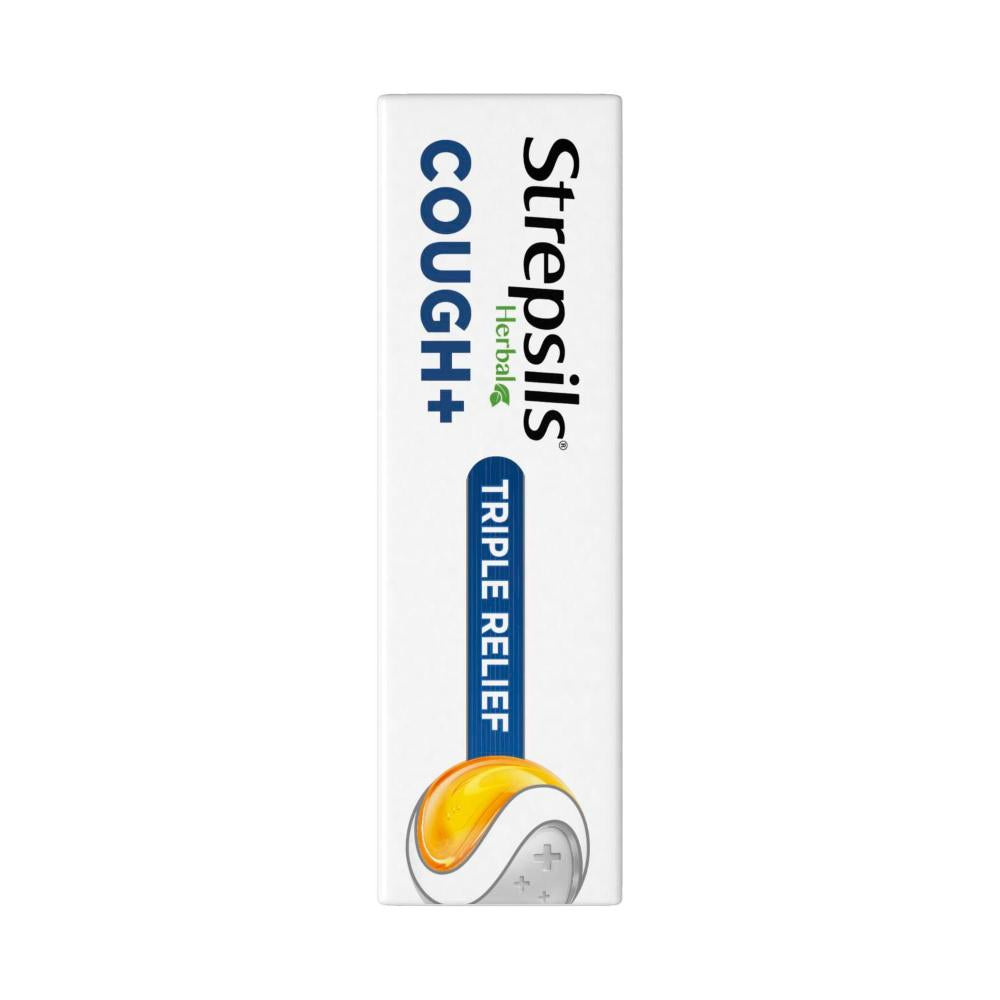 Strepsils Herbal Cough Lozenges Honey Lemon - 16 each