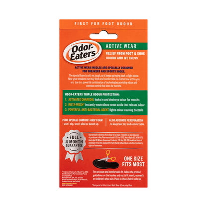 Odor Eaters Active Wear Insole - 1 pack