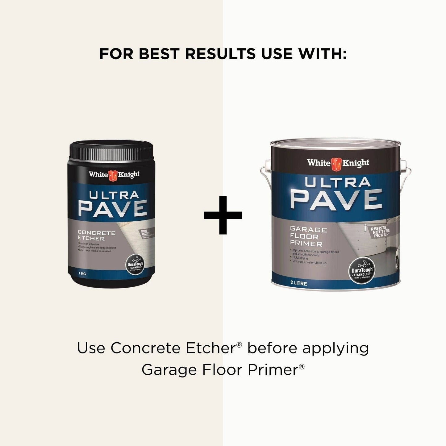 White Knight Ultra Pave Garage Floor Primer - 2L
