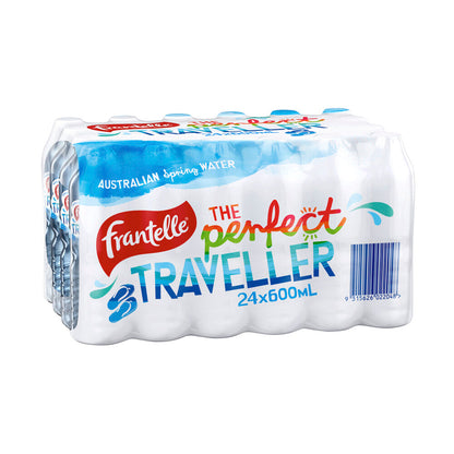 Frantelle Australian Still Spring Water Bottles Multipack 24x600ml - 24 Pack