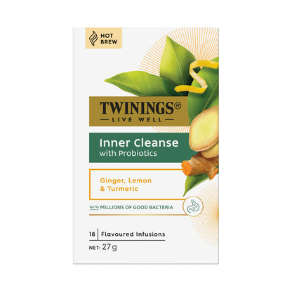 Twinings Live Well Probiotic Blend Tea Bags - 18 pack