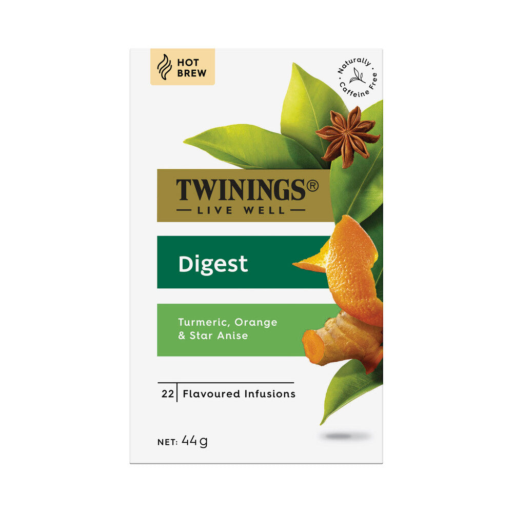 Twinings Live Well Digest Tea Bags - 22 pack
