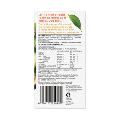 Twinings Live Well Defense Tea Bags - 20 pack