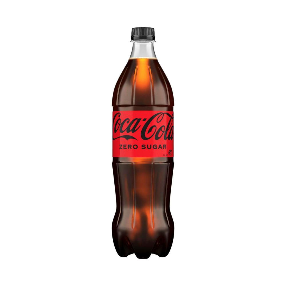 Coca-Cola Zero Sugar Soft Drink Bottle - 1L