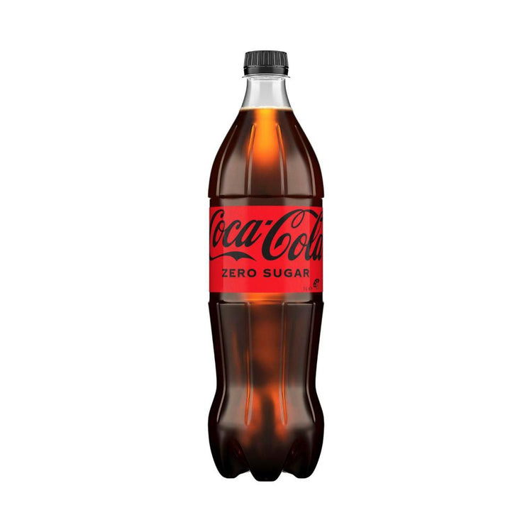Coca-Cola Zero Sugar Soft Drink Bottle - 1L