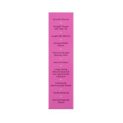 Moments Ultra Thin Regular Extra Lubricated Condoms - 12 Pack
