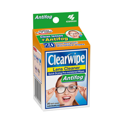 Clearwipes Antifog Lens Wipes - 20 pack