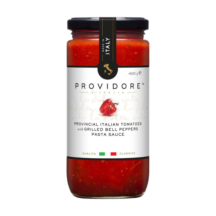 Providore Vine Ripened Tomato And Fire Roasted Pepper Pasta Sauce - 400g