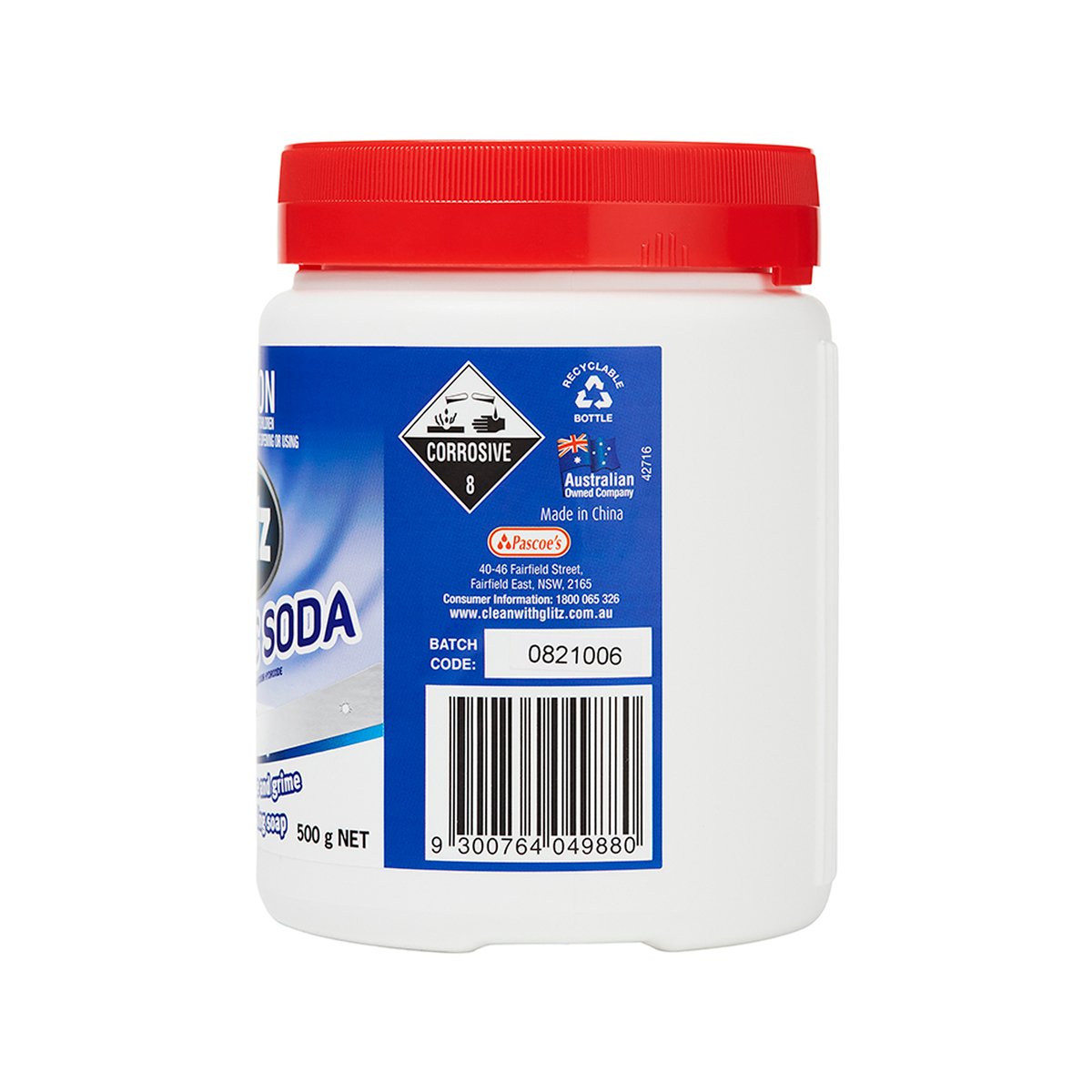 Glitz Caustic Soda Grease Remover - 500g