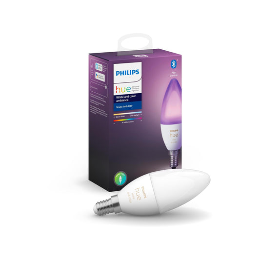 Philips Hue P45 E14 Smart Candle - 470lm - Colour - 6W