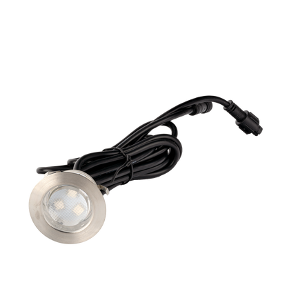 Holman 45mm RGB Colour Deck Light - 6 Pack - Stainless Steel - Waterproof