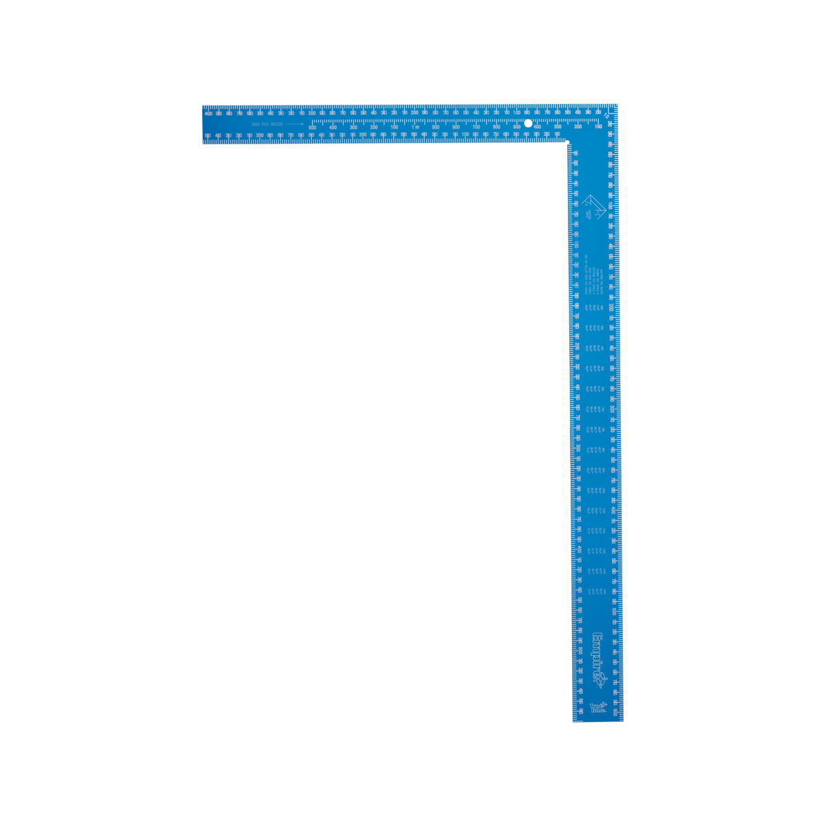 Empire Laser Etched Aluminium Framing Square 600 x 400mm Durable