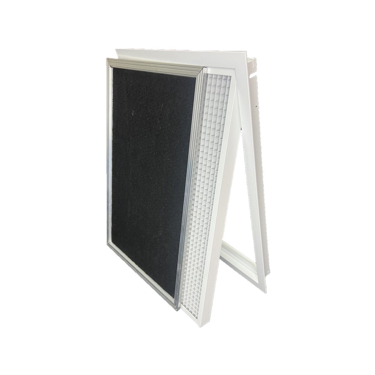 Stahl Carbon Infused Ducted Air Conditioner Filter Mat - 1050mm x 700mm - Black - Odour Absorption, Allergen Reduction