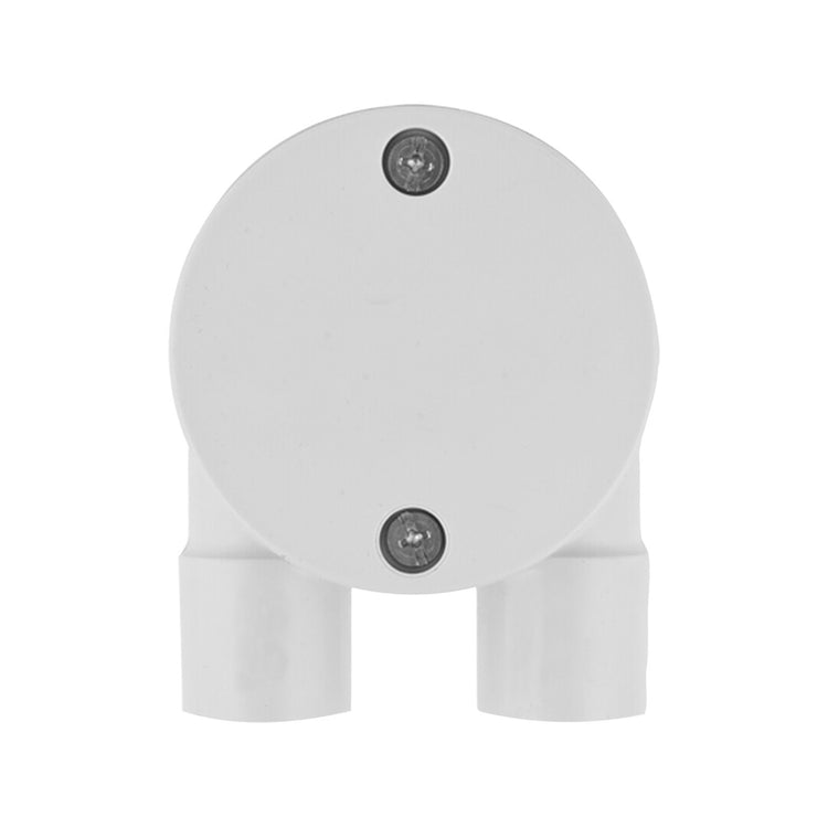 DETA 25mm PVC 2-Way U-Shape Conduit Junction Box