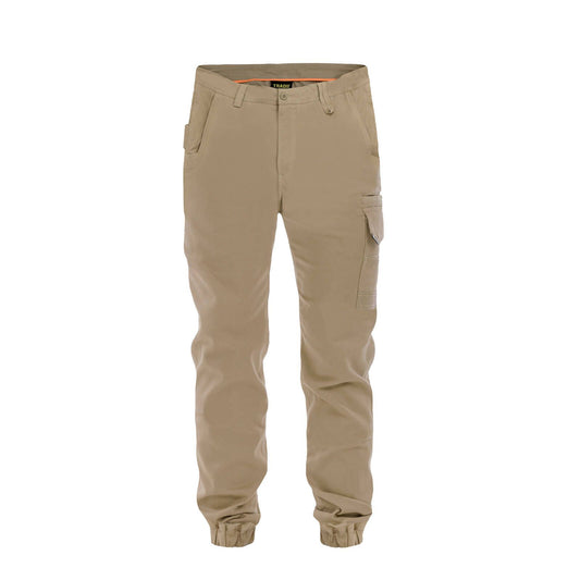 Tradie Core Khaki Skinny Cuffed Pant - 77
