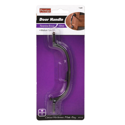 Prestige Door Handle - 150mm - Florentine Bronze