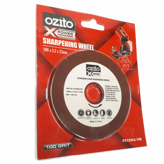 Ozito Sharpening Wheel - 108mm - 100 Grit